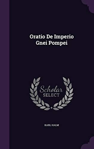 Oratio De Imperio Gnei Pompei