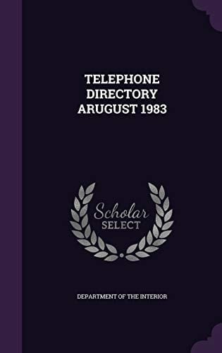 Telephone Directory Arugust 1983