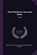 Vital Statistics Laws and Rules: 1975?