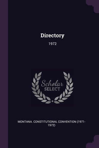 Directory 1972