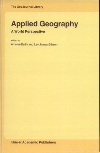 Applied Geography A World Perspective
