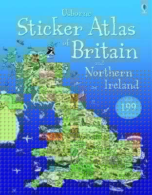 Sticker Atlas Of Britain And Northern Ireland