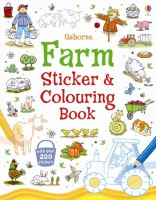 Farm Sticker and Colouring Book