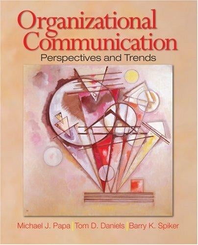 Organizational communication: perspectives and trends