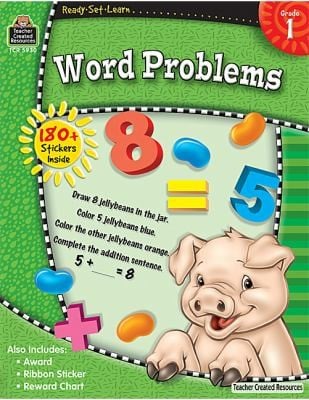 Word Problems Grade 1 With 180 Stickers
            
                ReadySetLearn
