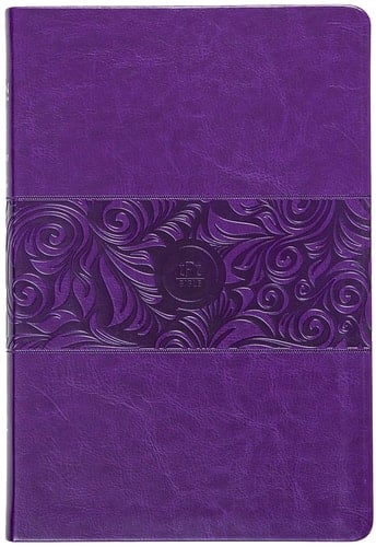 The Passion Translation New Testament (2020 Edition) Large Print Violet With Psalms, Proverbs and Song of Songs