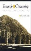Tragedy and Citizenship Conflict, Reconciliation, and Democracy from Haemon to Hegel