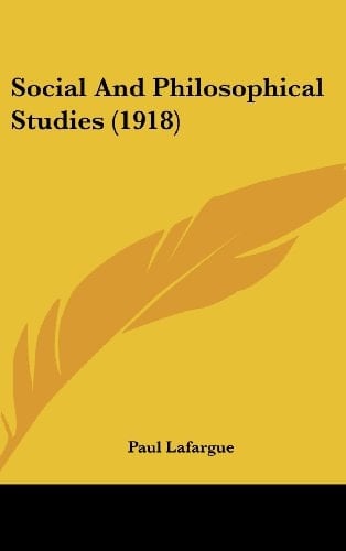 Social and Philosophical Studies (1918)