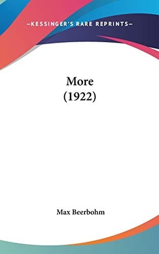 More (1922)