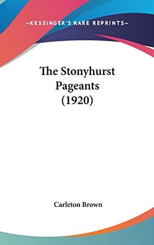 The Stonyhurst Pageants (1920)