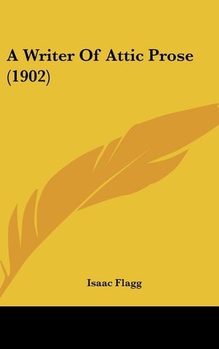 A Writer of Attic Prose (1902)