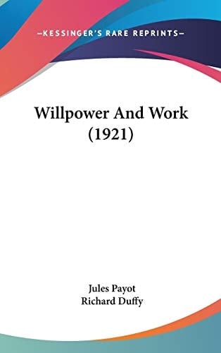 Willpower And Work (1921)