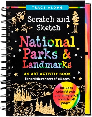 Scratch & Sketch National Parks (Trace-Along) An Art Activity Book for Artistic Rangers of All Ages