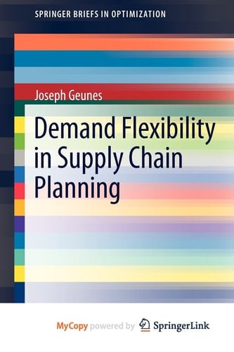 Demand Flexibility in Supply Chain Planning