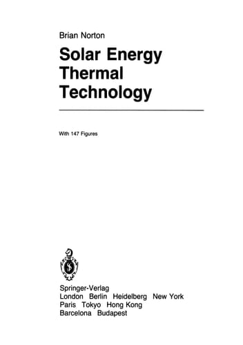 Solar Energy Thermal Technology