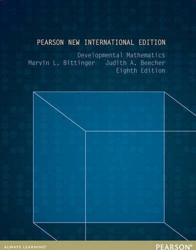 Developmental Mathematics: Pearson New International Edition, plus MyMathLab with Pearson eText
