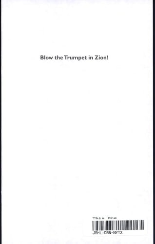 Blow the Trumpet in Zion! - Global Vision and Action for the 21st-century Black Church
