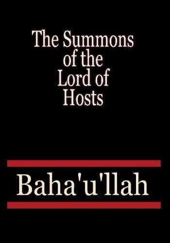 The Summons of the Lord of Hosts - Baha'u'llah
