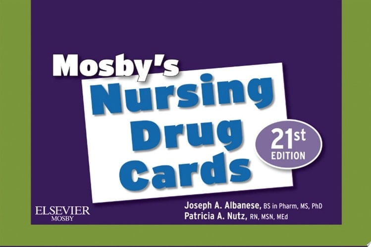 Mosby's Nursing Drug Cards E-Book
