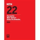NFPA 22, Standard for Water Tanks for Private Fire Protection 2018 Edition