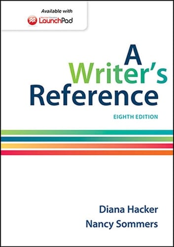 A Writer's Reference with 2016 MLA Update