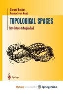 Topological Spaces From Distance to Neighborhood