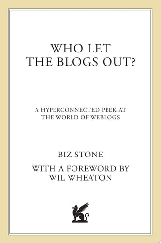 Who Let the Blogs Out?