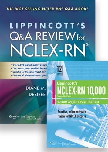 Lippincott's Q&A Review for NCLEX-RN, 11th ED. + Lippincott's NCLEX-RN 10,000 Access Code