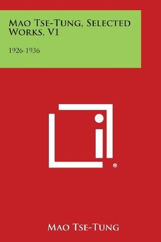 Mao Tse-Tung, Selected Works, V1 1926-1936
