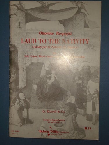 Lauda Per La Nativita Del Signore (Laud to the Nativity) Vocal Score