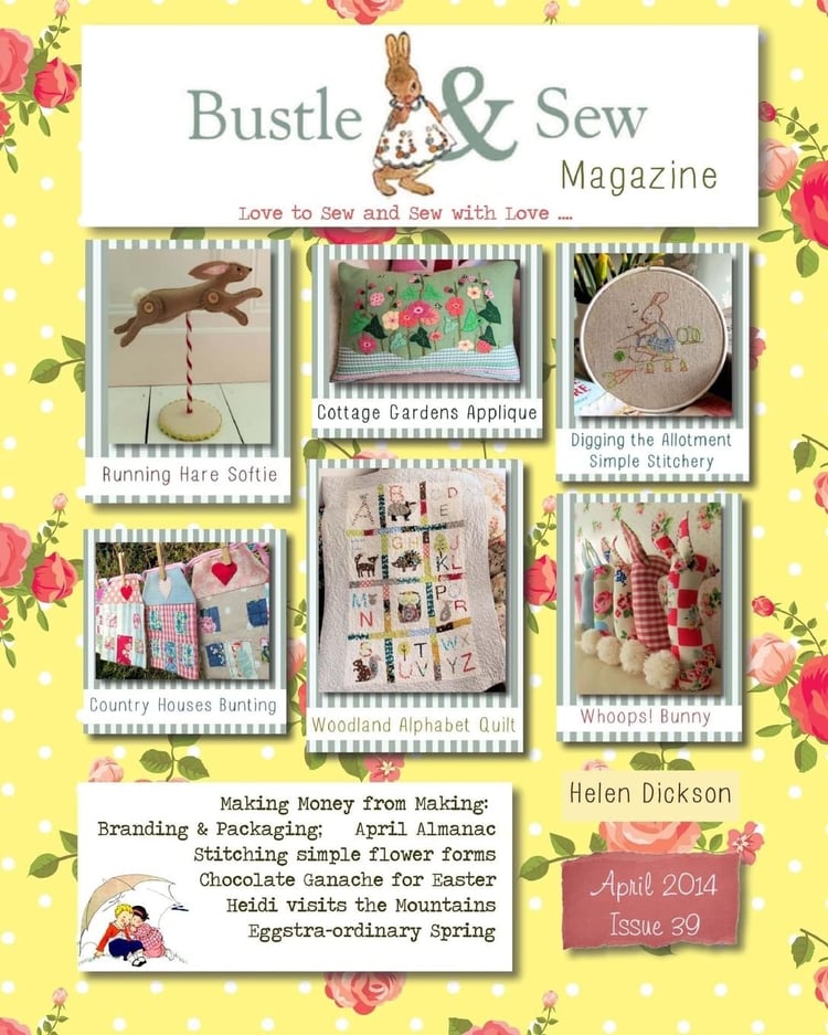 Bustle & Sew Magazine April 2014 Issue 39