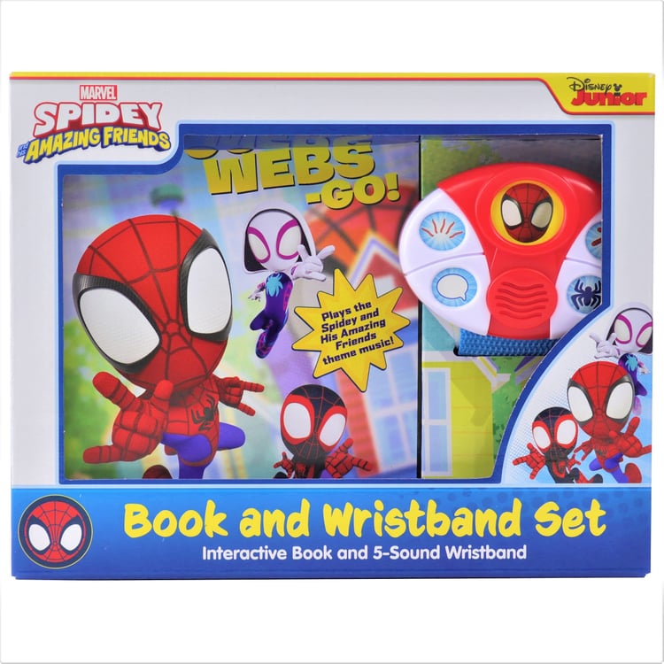 Marvel Spidey & His Amazing Friends: Go-Webs-GO! Interactive Book and 5-Sound Wristband