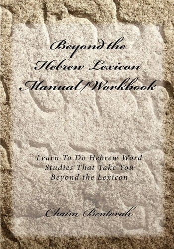 Beyond the Hebrew Lexicon Manual/Workbook Learn To Do Hebrew Word Studies That Take You Beyond the Lexicon