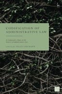 Codification of Administrative Law A Comparative Study on the Sources of Administrative Law