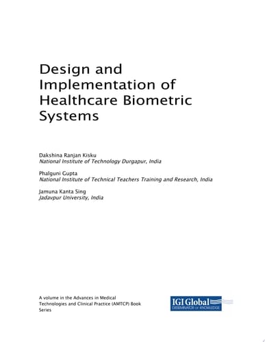 Design and Implementation of Healthcare Biometric Systems