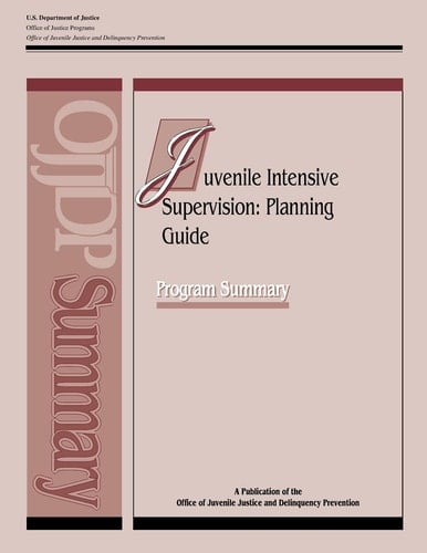 Juvenile Intensive Supervision Planning Guide