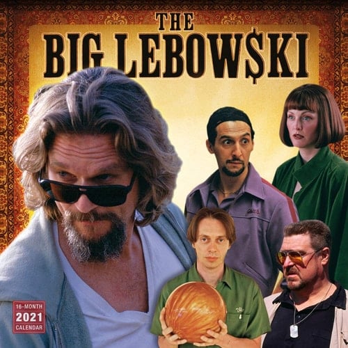 2021 the Big Lebowski 16-Month Wall Calendar