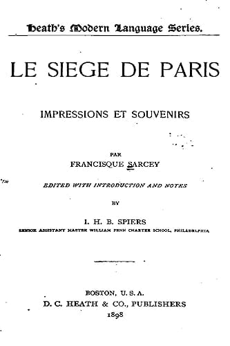 Le Siège de Paris