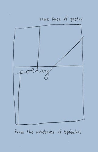 Some Lines of Poetry From the Notebooks of BpNichol