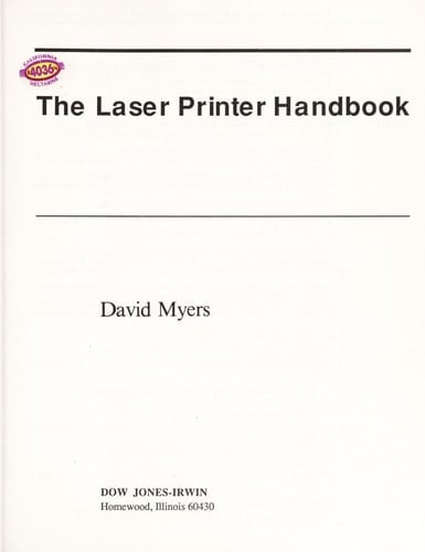 The Laser Printer Handbook
