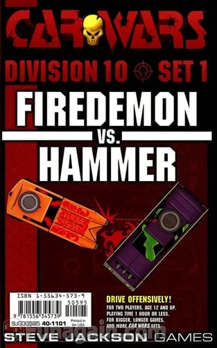 Car Wars Division 10 Set Firedemon Vs. Hammer