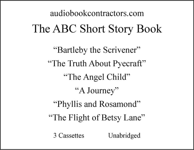 ABC Short Story Book (Classic Books on Cassette Collection) [UNABRIDGED]