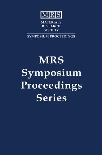 Materials for Smart Systems: Volume 360 (MRS Proceedings)