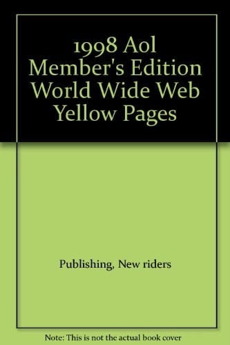 1998 AOL Member's Edition World Wide Web Yellow Pages