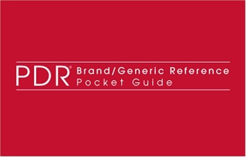 PDR Brand/Generic Reference Pocket Guide