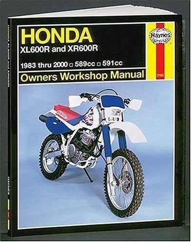 Honda XL/XR600R Owners Workshop Manual