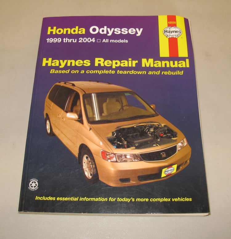 Honda Odyssey 1999 Thru 2004
