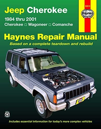 Jeep Cherokee 1984 thru 2001 - Cherokee - Wagoneer - Comanche