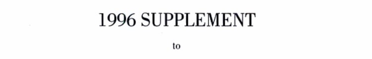 Law of Mass Communications, Freedom and Control of Print and Broadcast Media, 1996 Supplement to