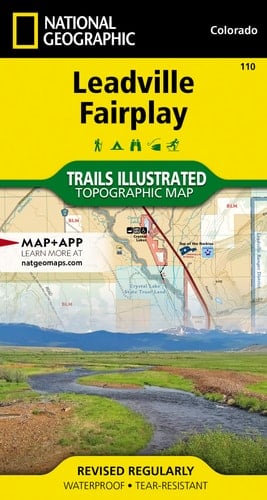 National Geographic Trails Illustrated Map Leadville / Fairplay Colorado